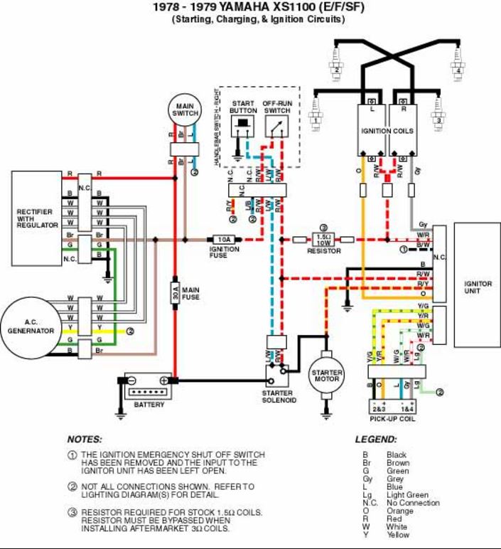 Need some rectifier/regulator input from some gurus. | Yamaha XS400 Forum FZR 600 Wiring Diagram Yamaha XS400 Forum
