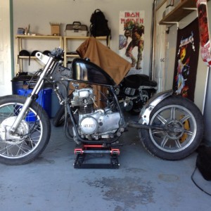 81 xs400 bobber project