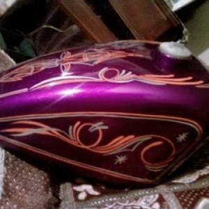 My pinstriping work - D-LUX