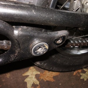 removed rear peg
