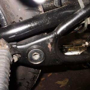 removed exhaust (mount)