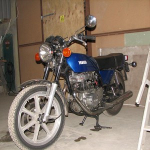 My sons XS400 - bought very cheap (mcs are quite expensive in Denmark)