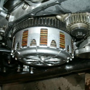 That clutch seems to fit nicely.  I know the plates are at minimum tolorances.
