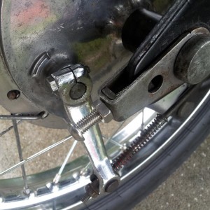 New stainless steel axle adjuster bolts and nuts...ACE hardware FTW!