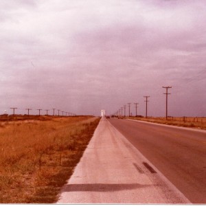 Looking back at Dalhart, TX.  Lots of space out there.