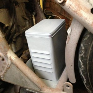 Home-made battery box in primer.....