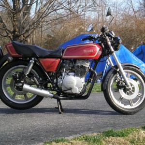 This is my first 1977XS400D that I built and sold about 7 years ago, I have been looking for it for about 2 years with no luck so I bought another tha