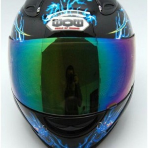 My Helmet, I also have a clear visor for night rides.
