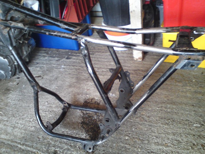 Frame has had all the mounts removed