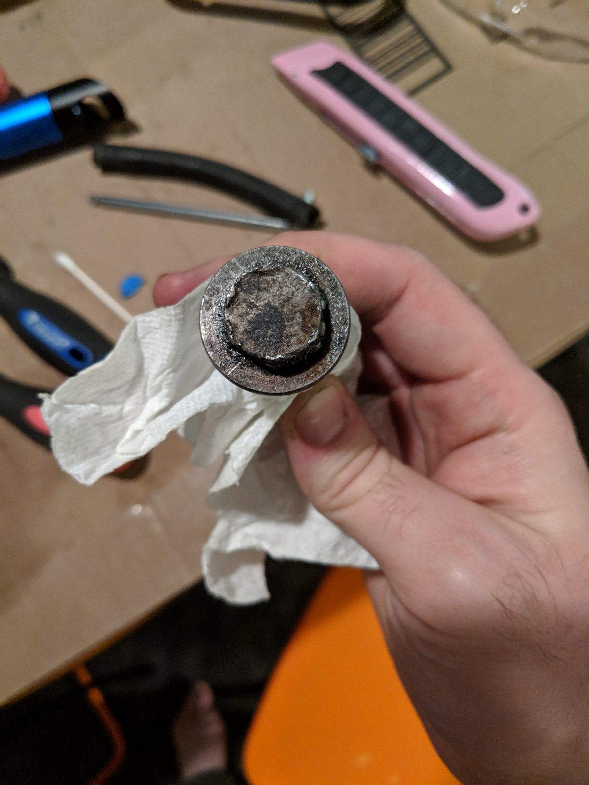 Rounded Oil emulsion tube/filter bolt