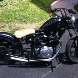 side view.. no front brake.. front brakes are for sale haha