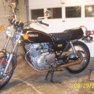 3 weeks afterThe night "she" came home...4,600 original miles 1979 XS400 2-F fully detailed:)