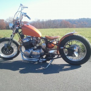 My 1978 CB750 Bobber on an 06' CycleX Boxer frame..current