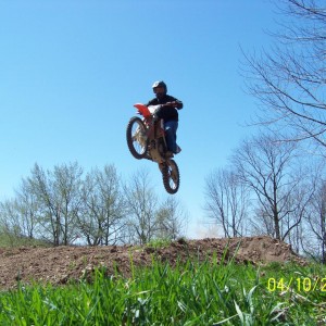 Catching air on my 01 CR125..current