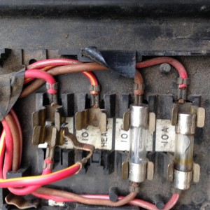 original fuse box. I cannot find the clip to get my headlight working. So I am going to change the box.