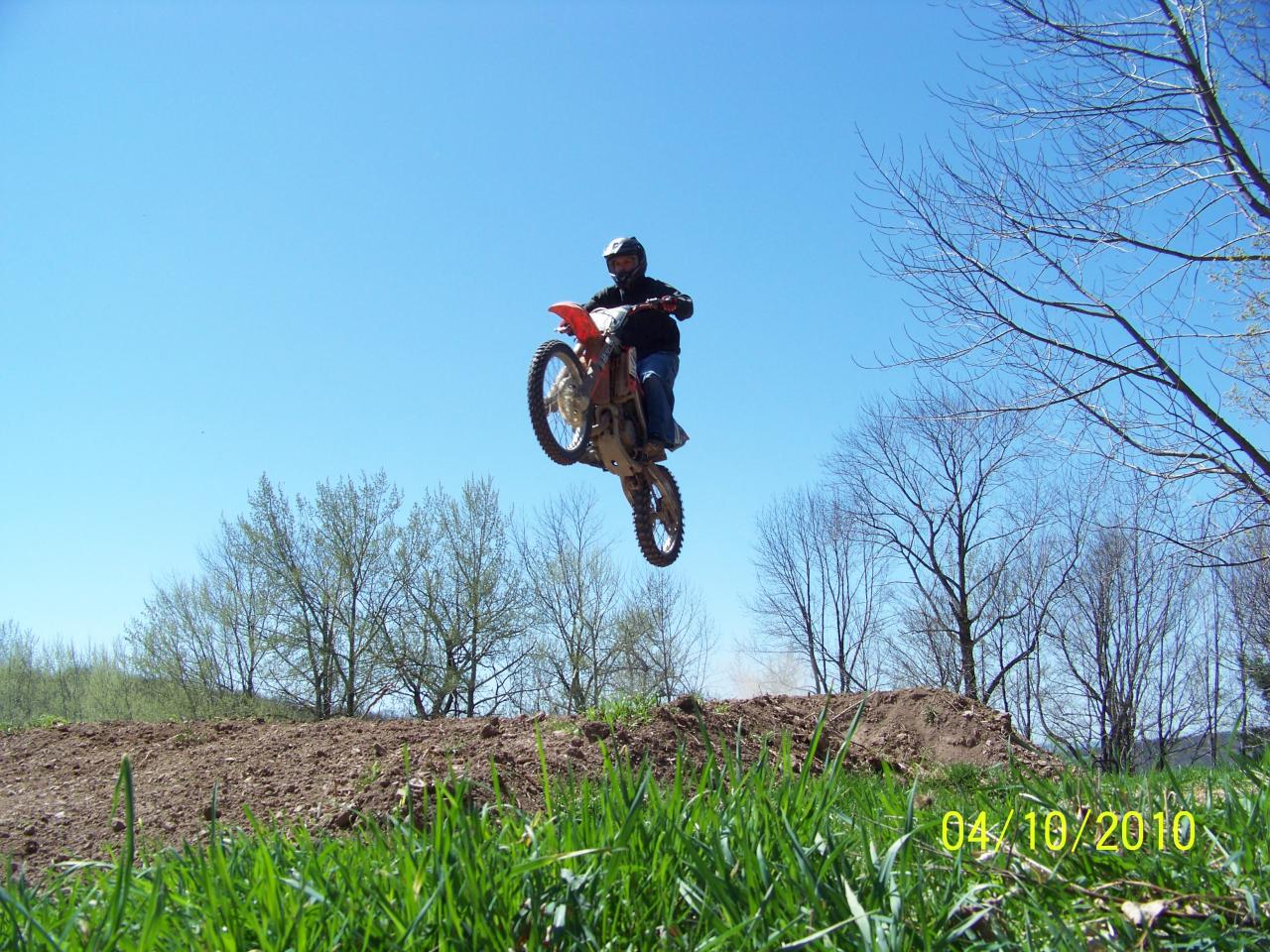 Catching air on my 01 CR125..current